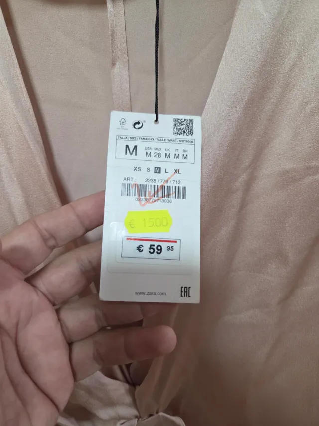 Vestido Zara Woman Talla M Nuevo