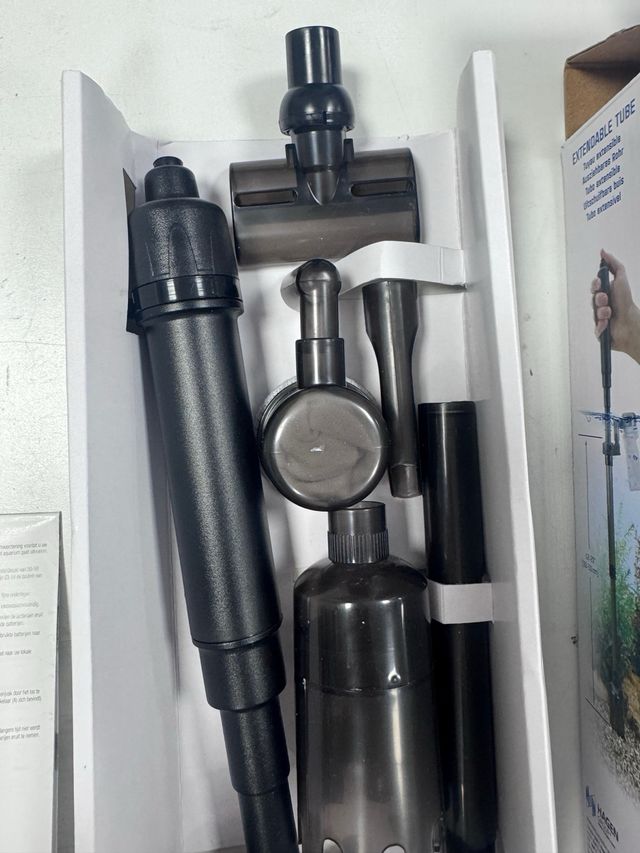 Limpiafondos acuario con accesorios