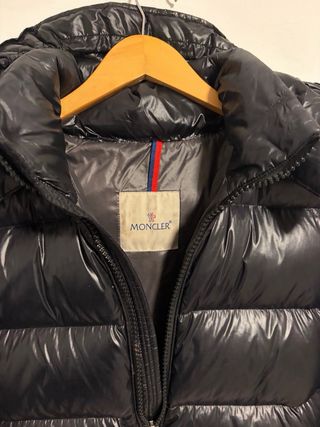 Moncler maya giubbotto Nero Lucido Taglia L