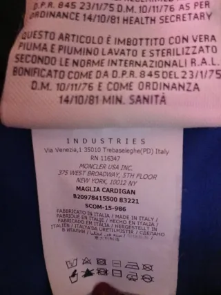 Moncler Grenoble Maglia Cardigan Grigio Originale