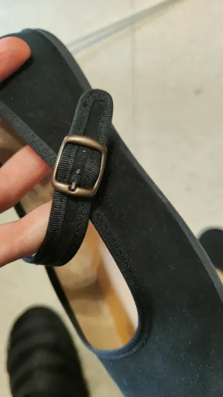 Merceditas Batilas Mujer Negras Talla XL07/050