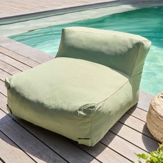Sillón modular exterior Oviala verde
