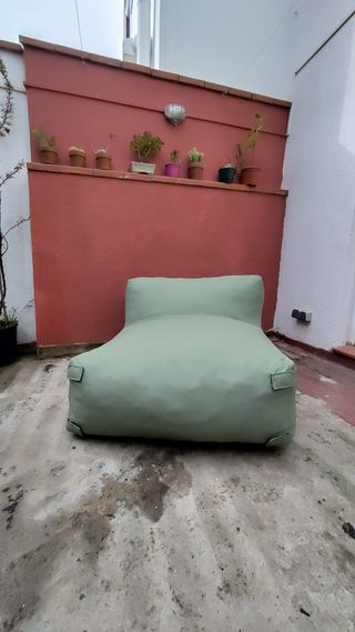 Sillón modular exterior Oviala verde