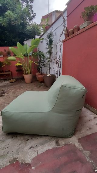 Sillón modular exterior Oviala verde