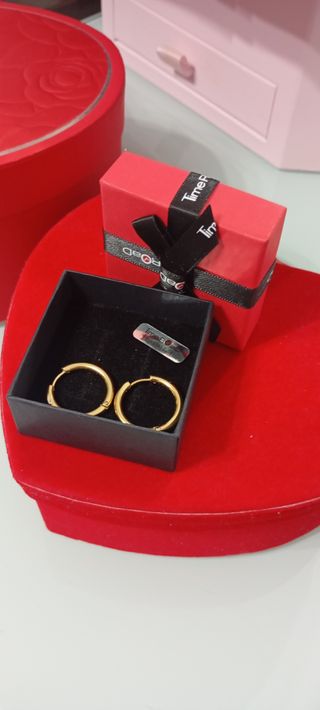 Pendientes Aro Mujer Time Road Oro