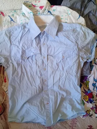 2 Camisas Hombre Talla L Sfera y Springfield. Unid