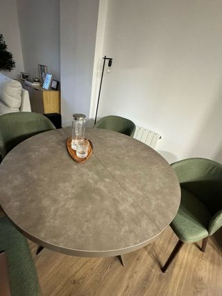 Mesa redonda extensible Kave Home Vashti