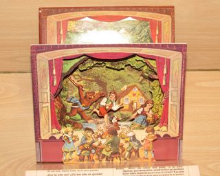 Teatro infantil Franz Bonn 4 escenas diorama Anaya