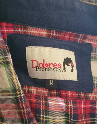Camisa Dolores Promesas cuadros M