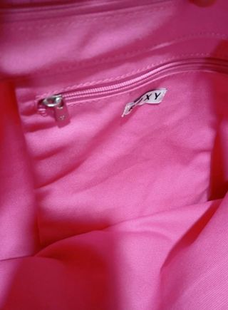 Bolsa grande Roxy rosa y roja