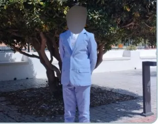 Traje de comunión niño Mayoral azul