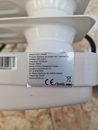 Radiador Aceite OK.