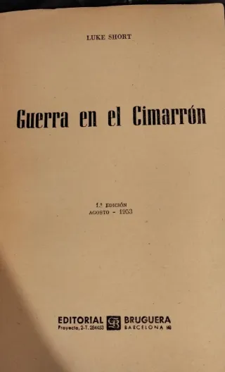 LOTE 9 NOVELAS OESTE BRUGUERA AÑOS 50 1a EDICIONES