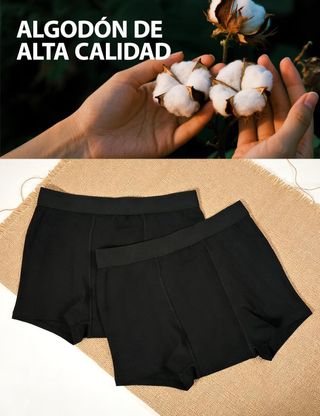 Pack 2 Calzoncillos Boxer Incontinencia