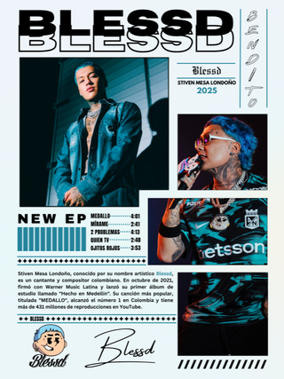 Camiseta Blessd personalizada Edición Fan