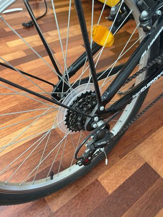 Bicicleta Moma Plegable Negra