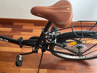 Bicicleta Moma Plegable Negra