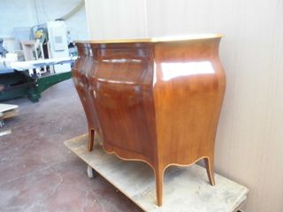Credenza bombata 2 ante legno massello