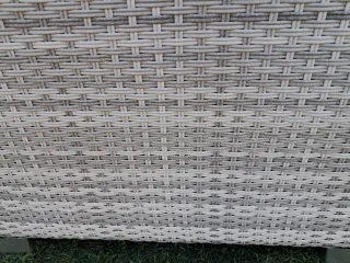 Sofá Rinconera Jardín Gris y Blanco