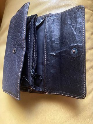 Cartera TOD'S Negra Piel con monedero y portadocum