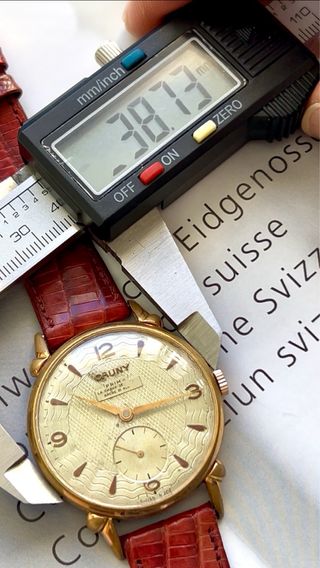 Cauny Prima 39mm Calibre 203 Reloj Suizo