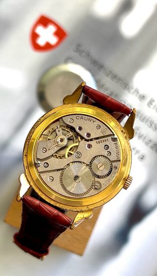 Cauny Prima 39mm Calibre 203 Reloj Suizo