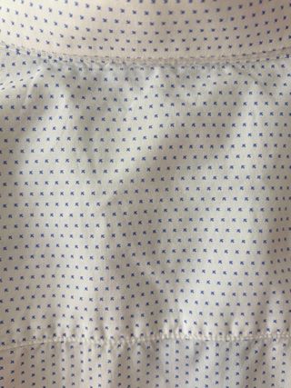 Camisa El Ganso Talla 42 Blanca y Azul