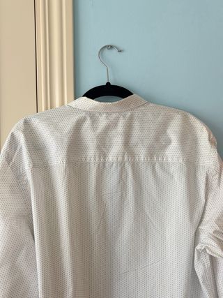 Camisa El Ganso Talla 42 Blanca y Azul