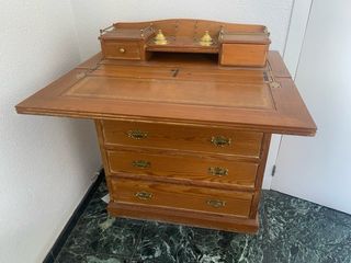 Mueble escritorio vintage desplegable