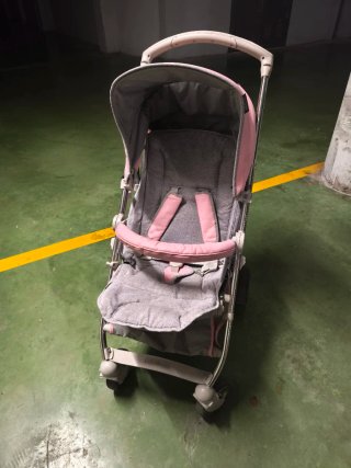 Silla de paseo BEBECAR rosa y REGALO SACO y FUNDA