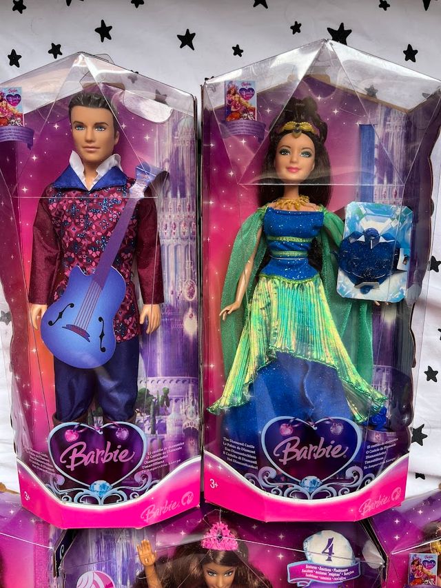 Barbie Alexa Musas y Principe Castillo de Diamante