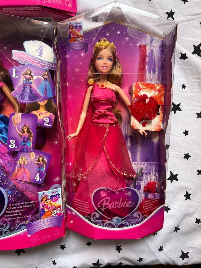 Barbie Alexa Musas y Principe Castillo de Diamante