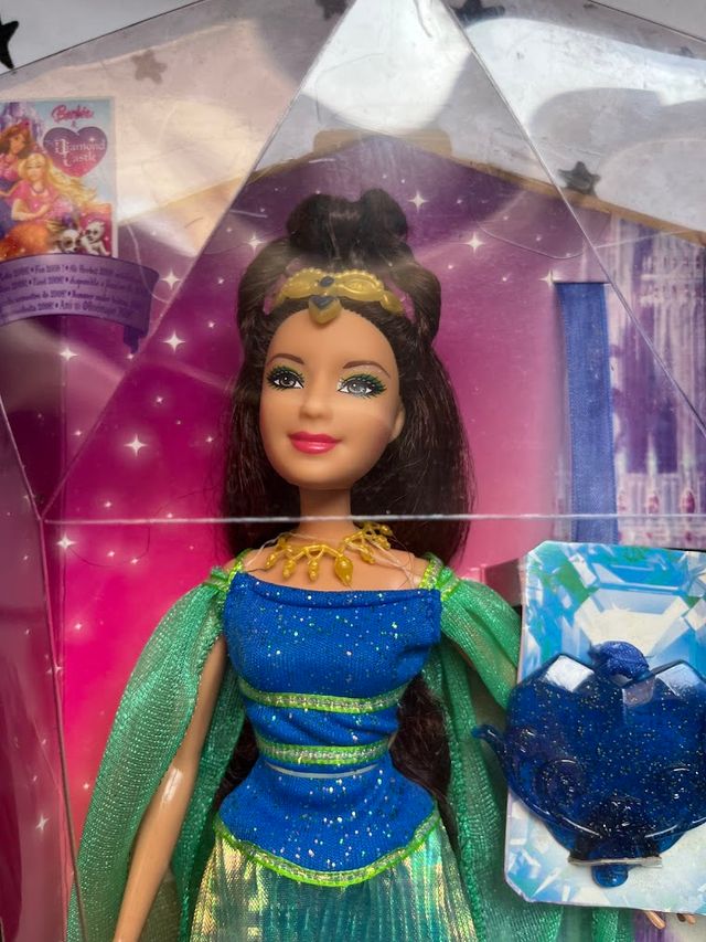 Barbie Alexa Musas y Principe Castillo de Diamante