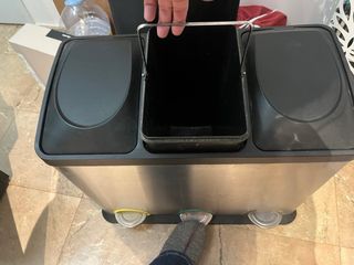 Contenedor de reciclaje 3 compartimentos