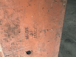 Vaso da fiori rettangolare arancione