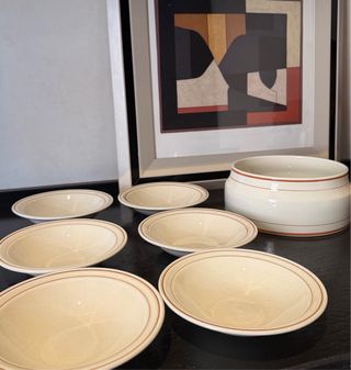 Richard Ginori Insalatiera e 6 Coppette vintage
