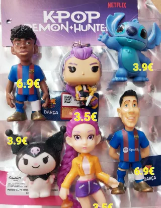 Figuras Sanrio, FC Barcelona, Disney desde 3.5€