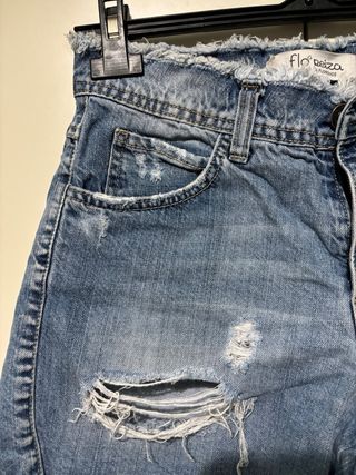 Pantaloncini Jeans Donna Flo Reiza Strappati