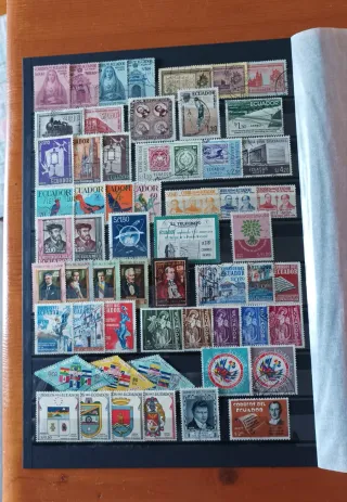 Colección sellos Ecuador