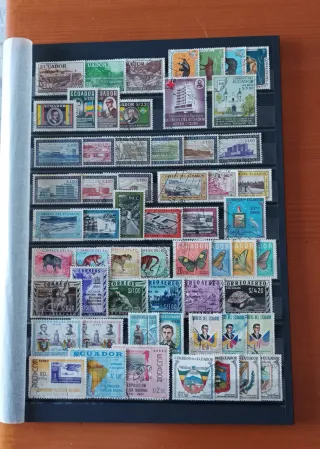 Colección sellos Ecuador