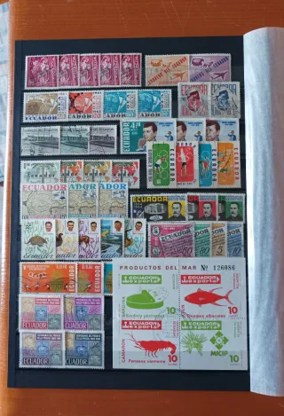 Colección sellos Ecuador