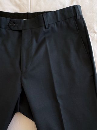 Pantalón Vestir MIRTO azul Lana S110 T52