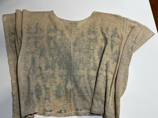 Blusa asimétrica con estampado étnico