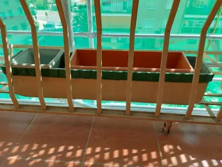 Jardineras Beige y Verde