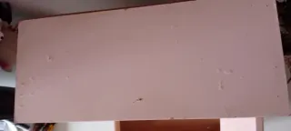 Armario para muñecas rosa con mariposa y pájaro