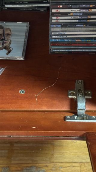 Mueble TV madera cerezo