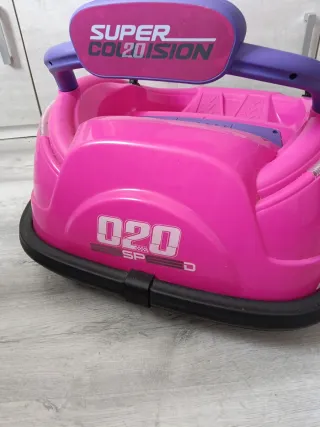 Cochecito eléctrico infantil rosa