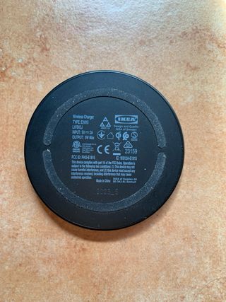 Cargador inalámbrico móvil redondo