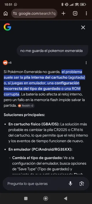 Pokemon Edición Esmeralda GBA