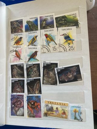 Lotto francobolli Tanzania Africa vari